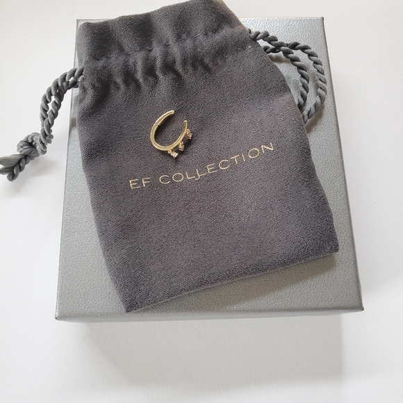 EF Collection 14k & Diamond Ear Cuff - Picture 6 of 13